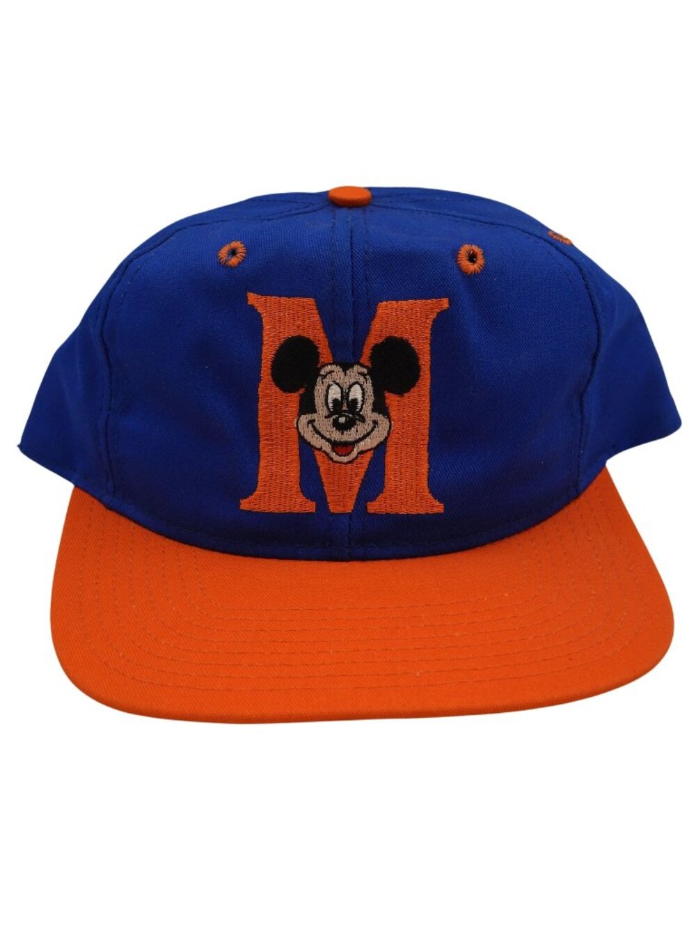 Vintage 1990s Mickey Mouse M The Walt Disney Company Snapback Hat Made in USA